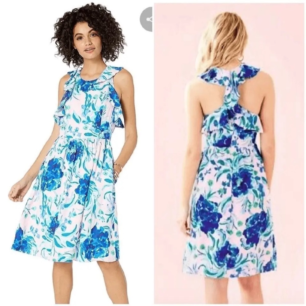 Lilly Pulitzer Rory Dress, Pink Tropics Sweet Pea